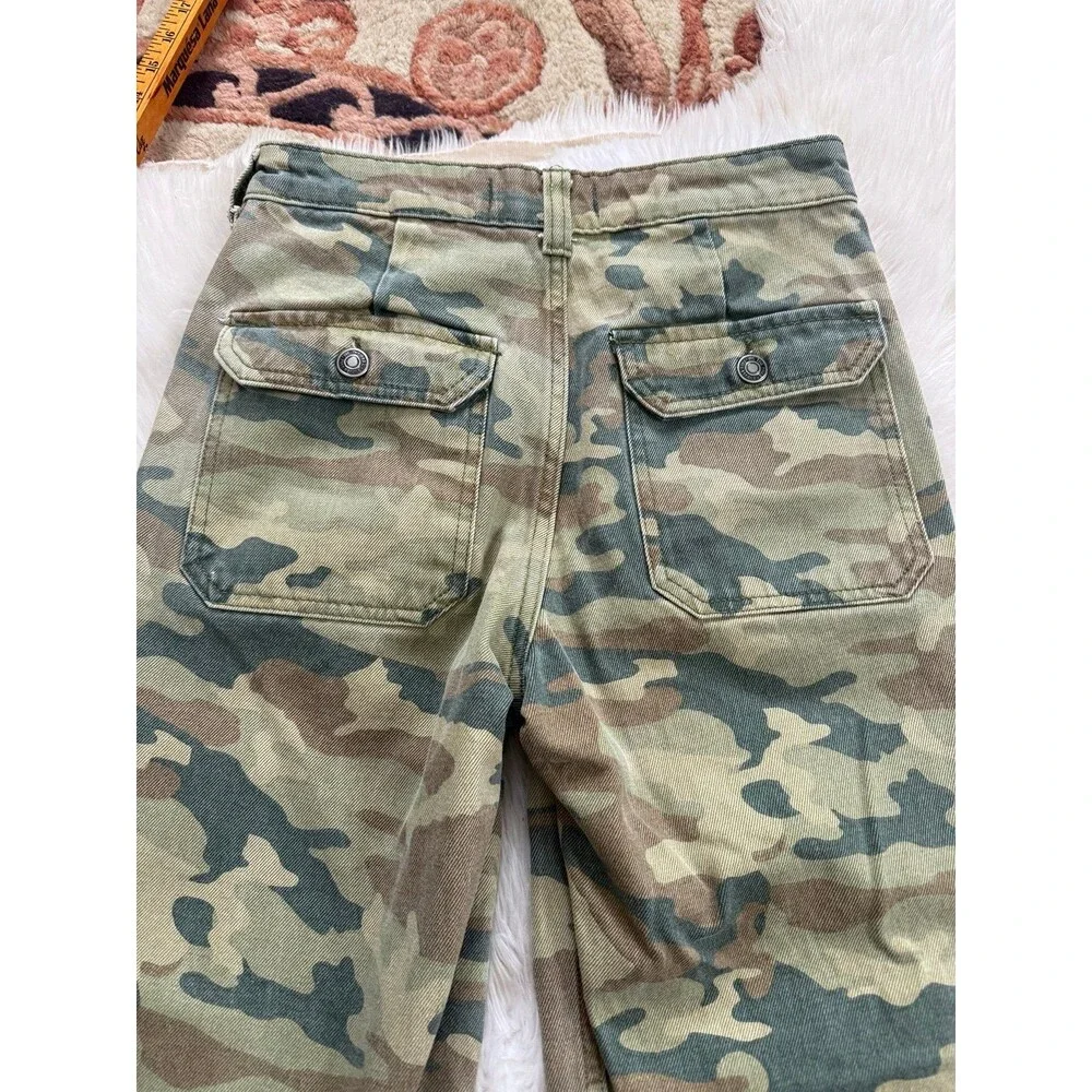 Free People Remy Camo Crop pants Size 26